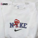 Nike x Christmas Chibi Spider-Man Shirt & Hoodie: Family Christmas Gifts