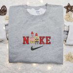 Christmas Nike x Patrick Star & Spongebob Embroidered Shirt Custom Hoodie & T-shirt