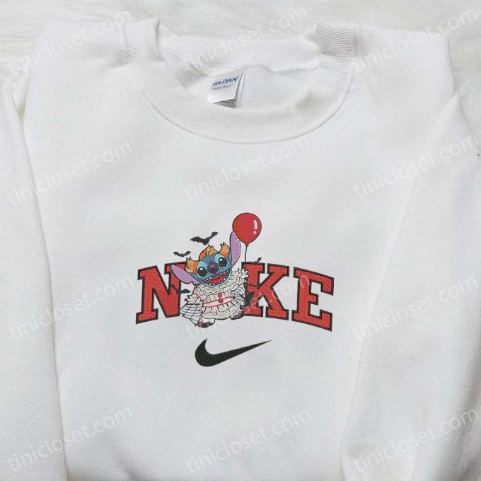 Nike x Clown Stitch Balloon Hoodie Disney Halloween Sweatshirt Nike Inspired T-shirt