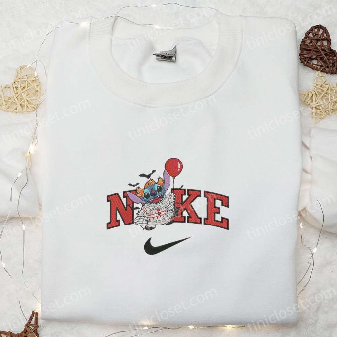 Nike x Clown Stitch Balloon Hoodie Disney Halloween Sweatshirt Nike Inspired T-shirt