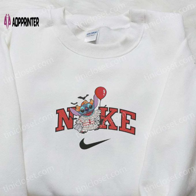 Nike x Clown Stitch Balloon Hoodie Disney Halloween Sweatshirt Nike Inspired T-shirt