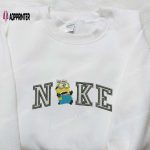 Nike x Dave Minion Embroidered Hoodie Sweatshirt & T-shirt: Cartoon Inspired Collection