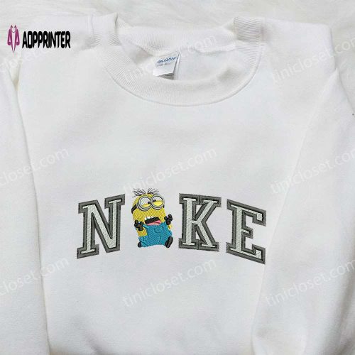 Nike x Kevin Minion Embroidered Hoodie Sweatshirt & T-Shirt: Cartoon Inspired Collection