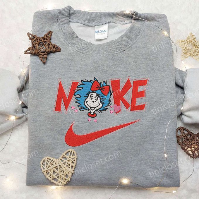 Nike x Dr Seuss Embroidered Shirt: Cat in the Hat Custom Design