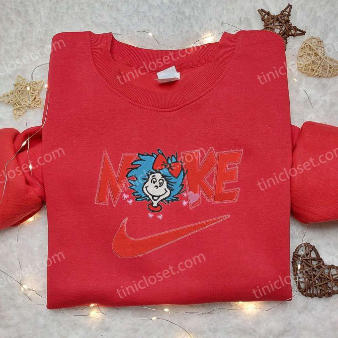 Nike x Dr Seuss Embroidered Shirt: Cat in the Hat Custom Design