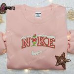 Nike x Grinch Xmas Embroidered Sweatshirt: Best Gift Idea Festive Nike Inspired Shirt