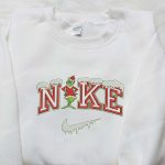 Nike x Grinch Xmas Embroidered Sweatshirt: Best Gift Idea Festive Nike Inspired Shirt