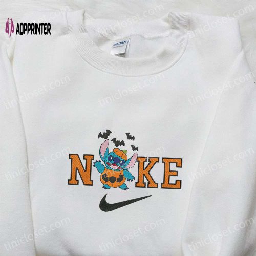 Nike x Oogie Boogie Stitch Embroidered Shirt: Best Family Gift Nike Inspired