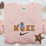 Nike x Halloween Pumpkin Stitch Embroidered Hoodie: Disney Sweatshirt Perfect Gifts for Halloween Lovers