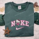 Nike x Hello Kitty Angel Shirt & Valentine s Day Hoodie: Perfect Gift Ideas Embroidered with Pink Heart