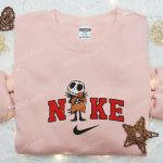 Nike x Jack Skellington Hugs Oogie Boogie Embroidered Sweatshirt – Nightmare Before Christmas Hoodie & T-shirt