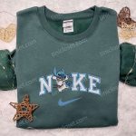 Nike x Karate Stitch Hoodie Disney Characters Shirt Embroidered Nike Inspired Hoodie