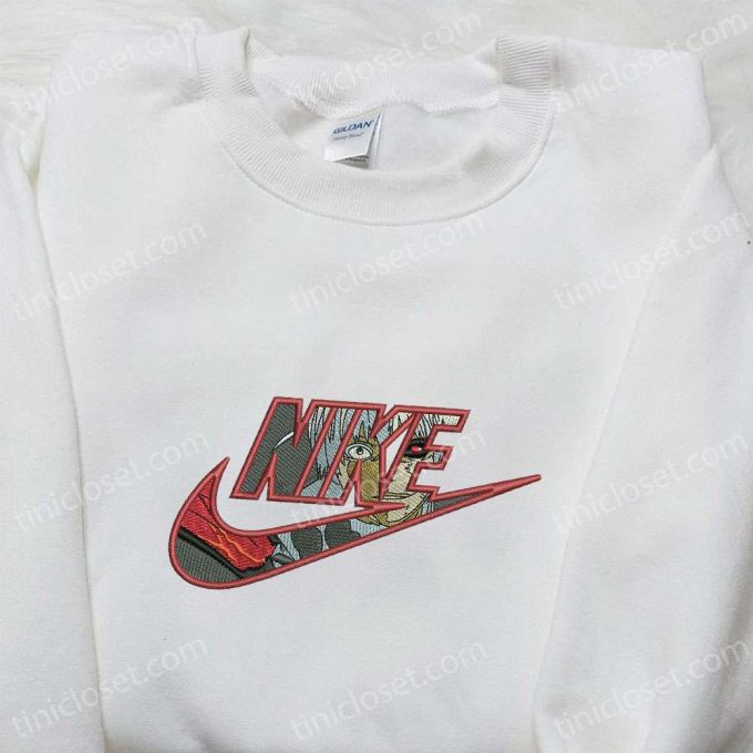 Nike x Ken Kaneki Anime Embroidered Sweatshirt: Tokyo Ghoul Hoodie Perfect Family Birthday Gift