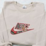 Nike x Ken Kaneki Anime Embroidered Sweatshirt: Tokyo Ghoul Hoodie Perfect Family Birthday Gift