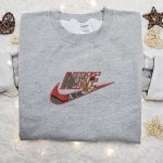 Nike x Ken Kaneki Anime Embroidered Sweatshirt: Tokyo Ghoul Hoodie Perfect Family Birthday Gift