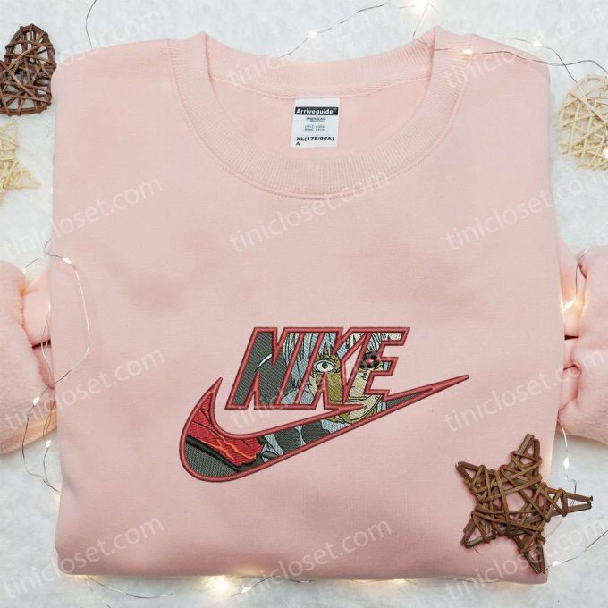 Nike x Ken Kaneki Anime Embroidered Sweatshirt: Tokyo Ghoul Hoodie Perfect Family Birthday Gift