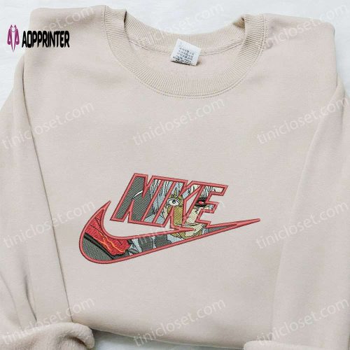 Disney Characters Embroidered Sweatshirt: Nike x Buzz Lightyear Cartoon Shirt Best Family Gift Ideas