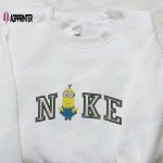 Nike x Kevin Minion Embroidered Hoodie Sweatshirt & T-Shirt: Cartoon Inspired Collection