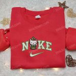 Nike x Kitty Elf Embroidered Hoodie & Hello Kitty Cartoon Shirt – Christmas Collection