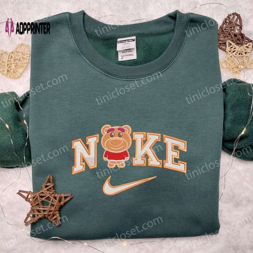 Nike x Lotso Gingerbread Embroidered Shirt: Toys Story Disney Christmas Tee