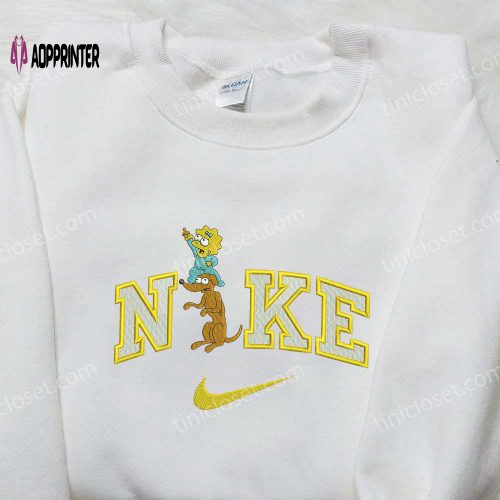 Nike x King Bob Minion Embroidered Shirt: Quirky Minion Cartoon Design Nike Inspired