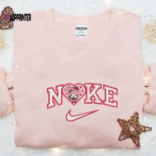 Nike x Megumi Christmas Love Embroidered Shirt: Cartoon & Valentine T-shirt