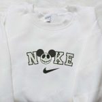 Nike x Mickey Jack Skellington Embroidered Shirt: Disney Halloween & Nike Inspired