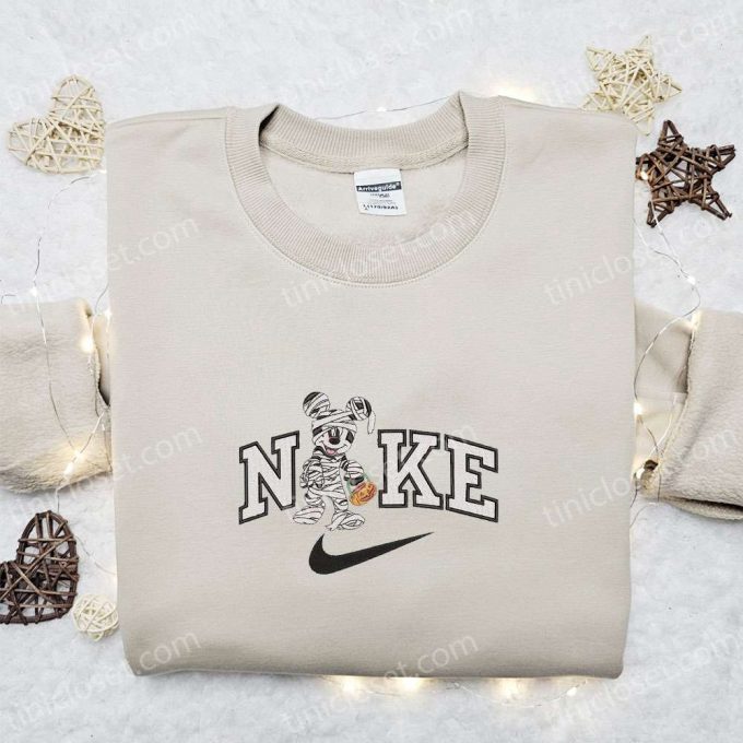 Nike x Mickey Mouse Mummy Sweatshirt: Walt Disney Embroidered Shirt – Best Halloween Gift Ideas