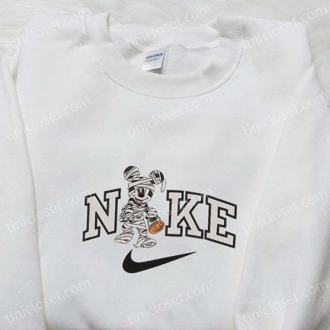 Nike x Mickey Mouse Mummy Sweatshirt: Walt Disney Embroidered Shirt – Best Halloween Gift Ideas