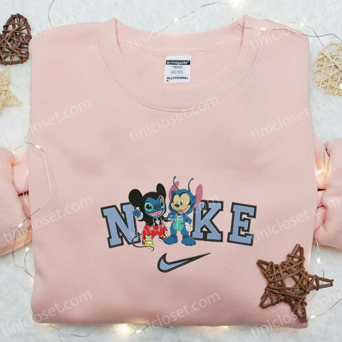 Nike x Mickey Stitch Changed Face Embroidered Shirt – Disney Halloween Inspired