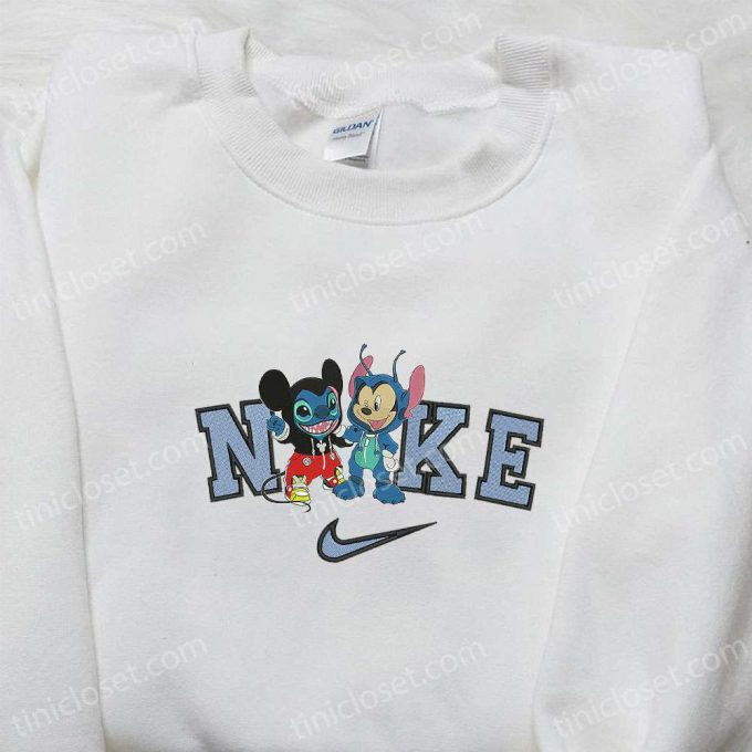 Nike x Mickey Stitch Changed Face Embroidered Shirt – Disney Halloween Inspired