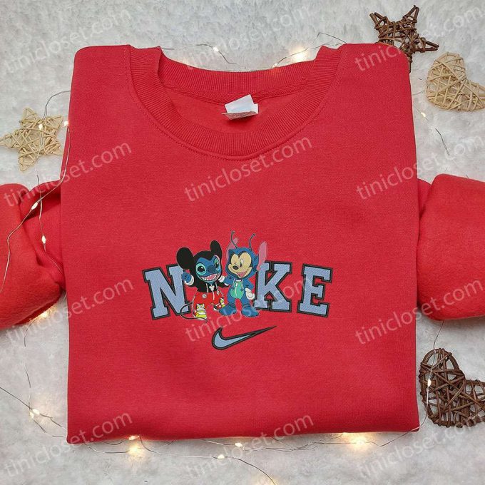 Nike x Mickey Stitch Changed Face Embroidered Shirt – Disney Halloween Inspired