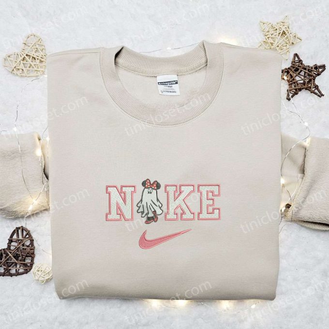 Nike x Minnie Mouse Boo Ghost Embroidered Sweatshirt – Best Halloween Gift Ideas