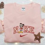 Nike x Minnie Mouse Christmas Embroidered Sweatshirt – Walt Disney Shirt Best Gift Ideas