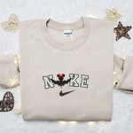 Nike x Minnie Mouse Halloween Embroidered Shirt – Disney Inspired Tee for a Spooky Nike Twist