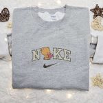 Nike x Mocha Bear Love Sweatshirt: Cartoon Embroidered Shirt Perfect Valentine s Gift