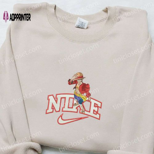 Goku Kameha x Nike Anime Embroidered Sweatshirt: Dragon Ball Shirt Perfect Family Gift