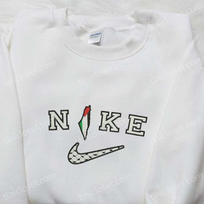 Nike x Palestine Hoodie & Embroidered Shirts: Flag & Inspired T-shirt Collection