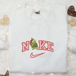 Nike x Pikachu Grinch Christmas Santa Embroidered T-shirt Pokemon Anime Shirt