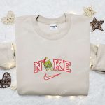 Nike x Pikachu Grinch Christmas Santa Embroidered T-shirt Pokemon Anime Shirt