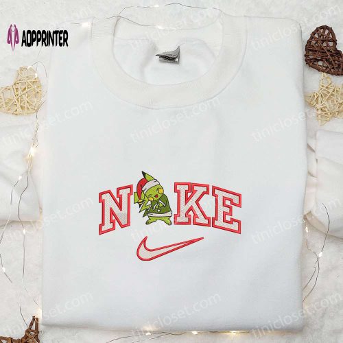 Nike x Kitty Elf Embroidered Hoodie & Hello Kitty Cartoon Shirt – Christmas Collection