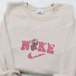 Nike x Pink Stitch Xmas Snow Embroidered Shirt & Disney Characters Hoodie: Unique Christmas Gift Ideas