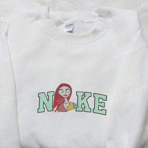 Nike x Sally Embroidered Shirt Nightmare Before Christmas Hoodie Inspired Sweatshirt