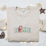 Nike x Sally Embroidered Shirt Nightmare Before Christmas Hoodie Inspired Sweatshirt