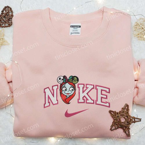 Nike x Sally Embroidered Sweatshirt: Nightmare Before Christmas Shirt Best Halloween Gift