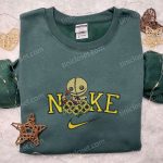 Nike x Sam Trick R Treat Sunflower Embroidered Shirt Best Halloween Gift Ideas Nike Inspired