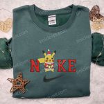 Exclusive Nike x Santa Pikachu & Anime Embroidered Shirts Pokemon Hoodie