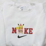 Exclusive Nike x Santa Pikachu & Anime Embroidered Shirts Pokemon Hoodie