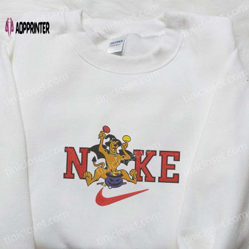 Halloween Embroidered Shirt: Nike x Stitch Candy & Lilo Characters Nike-Inspired