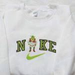 Nike x Shrek Embroidered Sweatshirt Shrek Cartoon Shirt Nike Inspired Tee